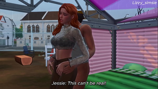 Virginal Red-haired Slams With BBC Bum On The Street - Sims 4 - 3D Animation