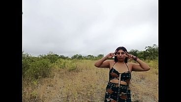 Trio In The Jungle With My Two Stunning, Busty, Curvy Stepkids