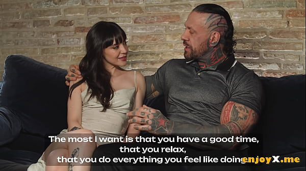 Dark-haired With Bald Twat And Inked Bf Deliver Mind-blowing Oral Bang-out And Rimjob In Utter HD!