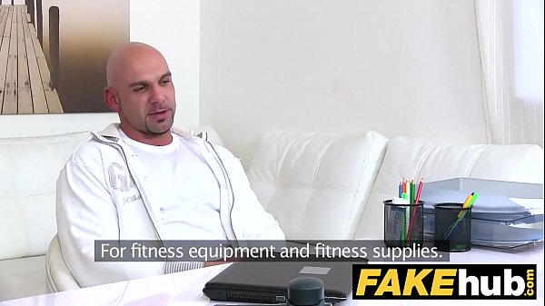 Female Agent Bodybuilder Shoots His Cream All Over Trim Agents Belly