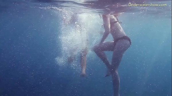Bare Honeys On Tenerife Having Fun In The Water