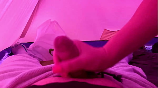 Mutual Self-pleasure In The Tent. But Quietly So That The Camping Neighbours Don't Hear You. Summer Days