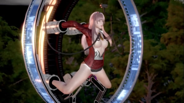 Zero Two Having Good Time In Triple Sex Machine