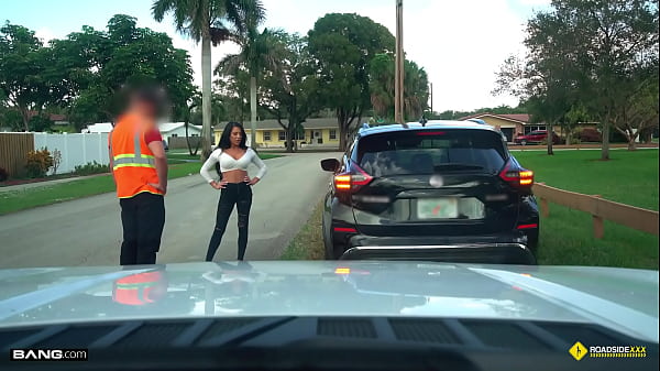 Roadside - Hot Gianna Grey Humps Mechanics Huge Dick Like A Pro