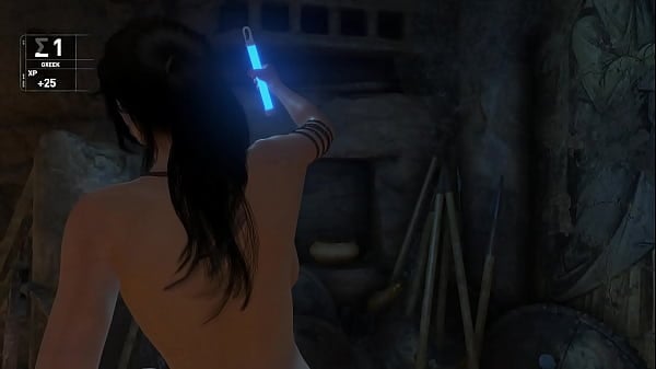 Thicc Stacked Adventuress Examines Desert Spoils Fully Undressed