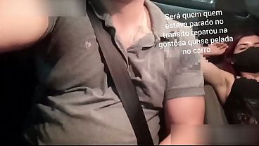 Novinha Ruiva Me Chupando Na Avenida Paulista Dentro Do Carro No Trânsito ( Completo No Red)