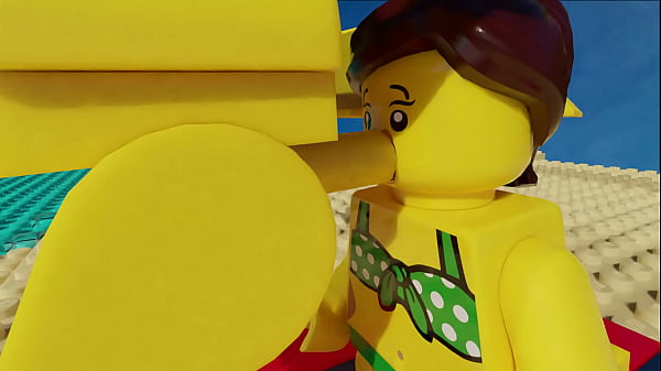 Sizzling LEGO Babe Gets BANGED On The Beach