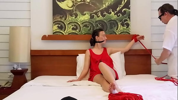 Sofi Tie-up Red Ropes On The Bed