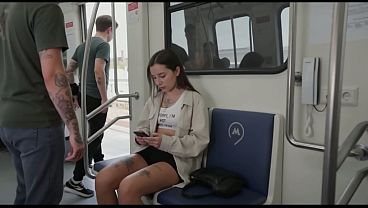 I Don't Know How It Happened, But An Outsider Banged Me In The Metro! I Started Licking Him Off Myself! [AI]