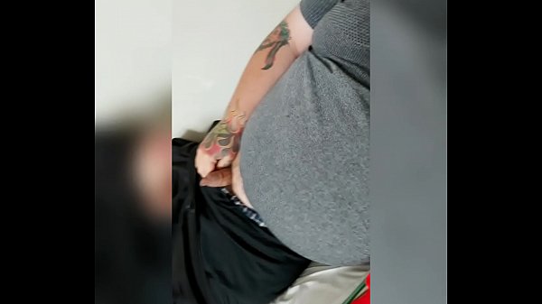 Kneading And Feather Teasing My Balls With Jerking Off