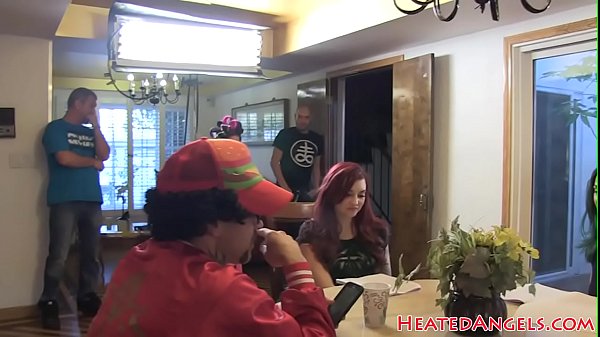 Punkrock Babe Preparing To Gobble Rod