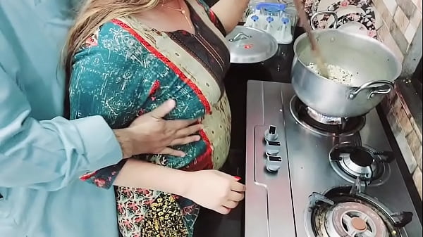 Indian Hotwife Busy In Cooking While Her Cheeks Orifice Rammed By Her Cuckold Husband With Clear Hindi Audio