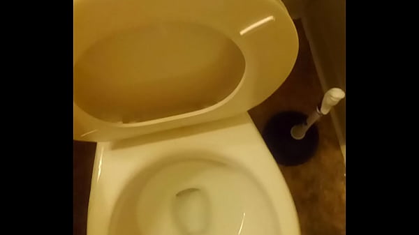 21 Year Old Taking A Piss In The Toilet With A Bit Of Penis Presenting