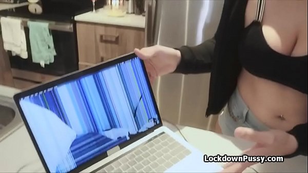 Buxom Sweetheart Jerks Cock In Quarantine