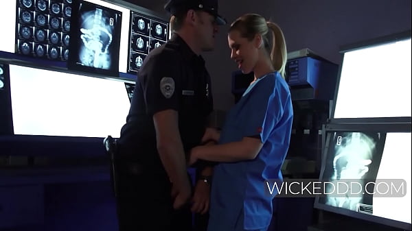 Frisky Caretaker Sucks A Cop In The Xray Room