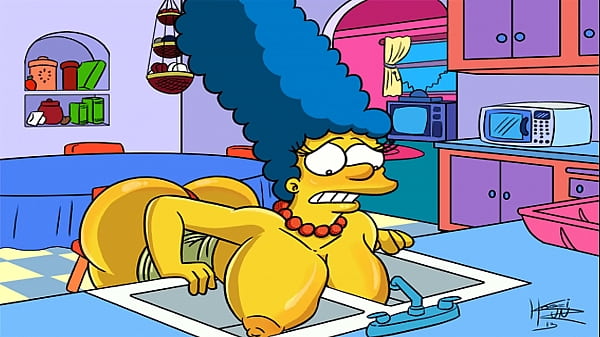 The Simpsons Hentai - Marge Ravishing (GIF)