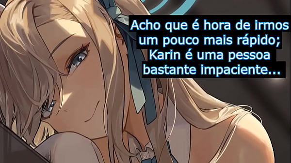 Karin E Asuna Procuram Pela Coelha Branca - Blue Archive JOI (Em Português)