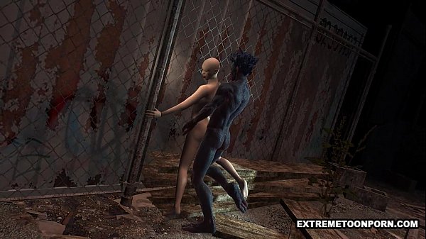 Shaved 3D Toon Doll Gets Railed Relentless By A Monster