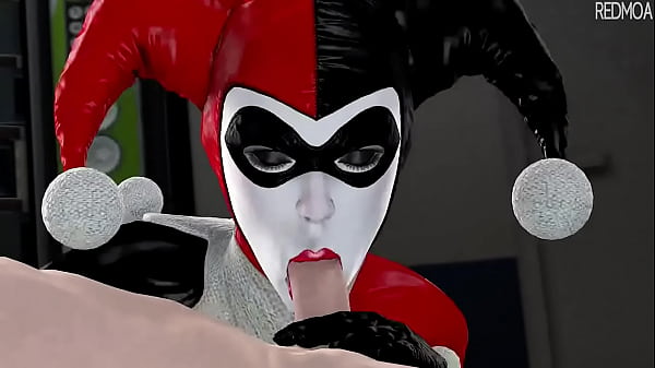Harley Quinn Fellatio And A Kiss On Ur Member