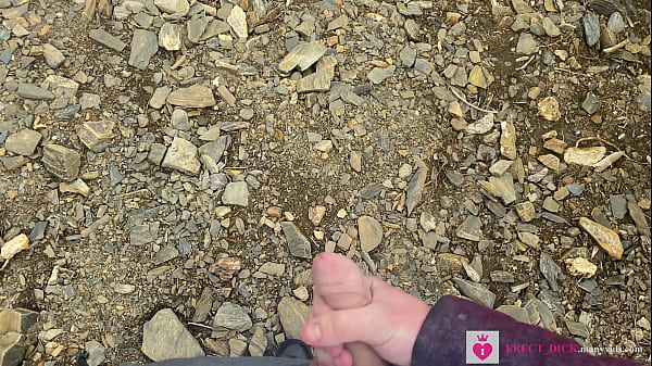 I Work Off A Flaccid Shaft And Cum On A Mountain Lake In Nature! POV! - Vik Freedom