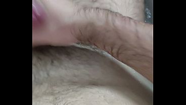 Giant Spunk In The Bathroom. Solo Male
