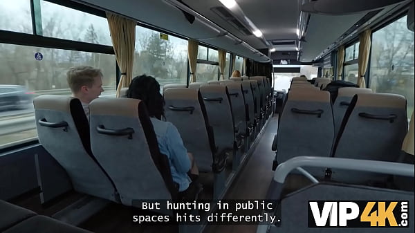 VIP4K. Cute Big Titted Dame Is Fucking In The Bus
