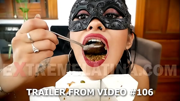 Raunchy Stunning Latina Puking Rice All Over Member And Swallowing Like Hell