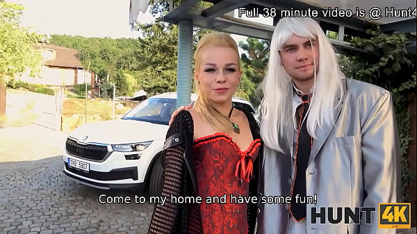 HUNT4K. Vixen Is Plowed By Magician Who Makes Her Hubby Into Cuckold