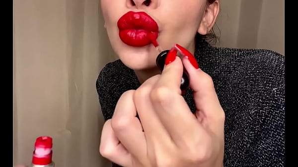 Oral Com Batom Vermelho
