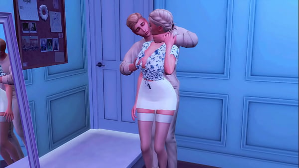 Stepfather Tantalized Perverted Stepkid Behind Stepmothers Back Sims Me Hentai