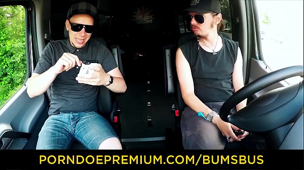 BUMS BUS - Public Van Hammer With Buxom Alternative German Diva Paris