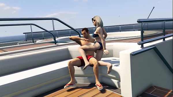 GTA 5 - Darling Bikini Chick Gets Pounded On Yacht