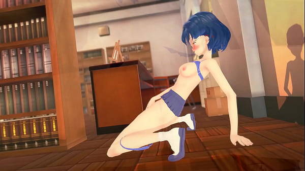 Sailor Moon - Ami Mizuno Slow Jerking Off And Gush In A Library (Sailor Mercury) - Hentai