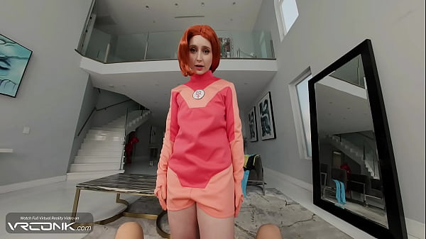 VR Conk: Hairy Red-haired Atom Eve Deeply Swallows A Gigantic Member In The Invincible Cosplay Parody Pt.3