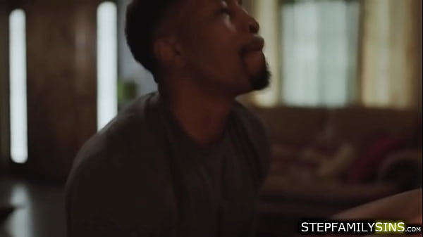 Bloke Ramming Little Ebony Stepsis In Law