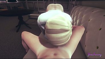 Yaoi Femboy - POV Kitten X Leo Blowbjob And Doggy Style Bareback - Sissy Japanese Manga Anime