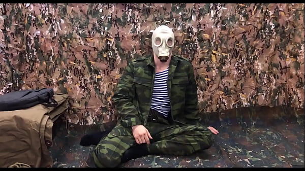 Sizzling RUSSIAN Soldier FOUND A Secret BUNKER Where HE WANKS OFF And CLIMAXES