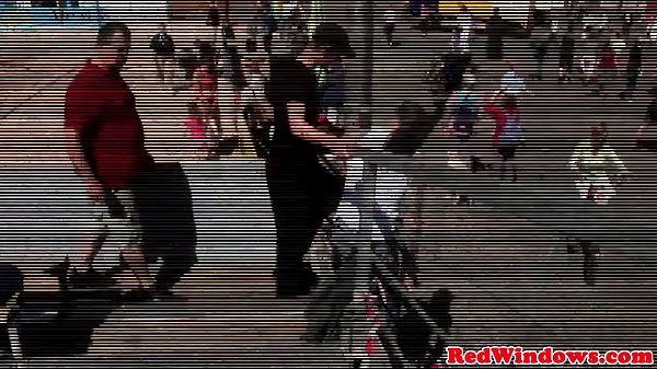 Genuine Fishnet Dutch Callgirl Gets Spunk In Maw