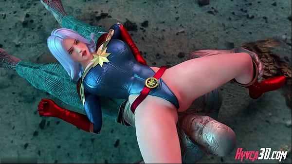 Hentai 3D - Capitã Marvel Sendo Fodida Por Thanos