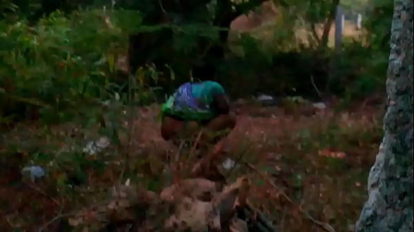 Indian Housemaid Aunty Peeing Outdoor-2