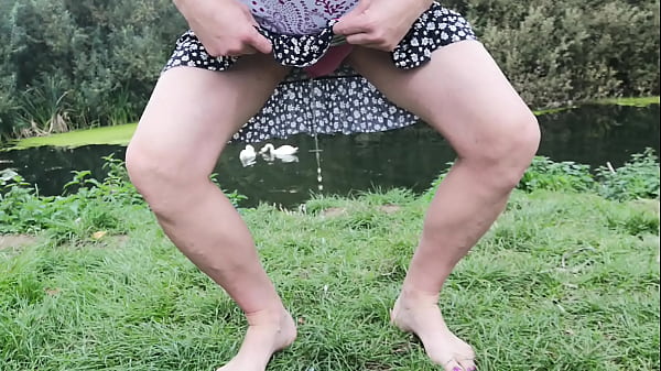 Wetting Myself Outside At The River