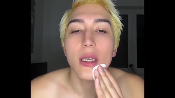 Full Boy 2 Honey Transformation With Fake Breasts, Smoking And Dildo