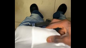 Thug Beating His Meat In The Office