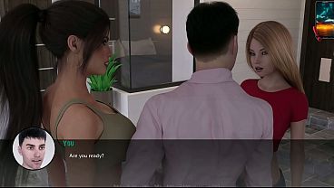 Reunion 34 - Lisa & Jenifer Meet Mary & Join John's Harem While Becky Delivers Bj In Park