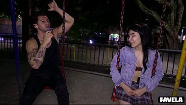 She Was Shy But Curious - Playground Interview Turns Into All-Night Butt Sex