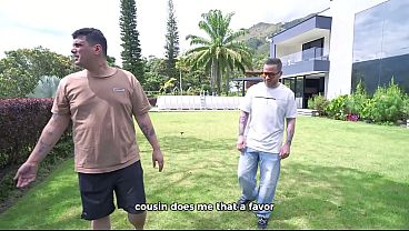 I Tricked My Step Cousin Into Letting Me Slam His Friend's Huge Dick In His Bed