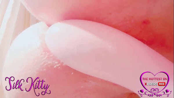 Extra Close Up ASMR Female Jerking Off With Toy. Amorous Moanings And Massive Peak