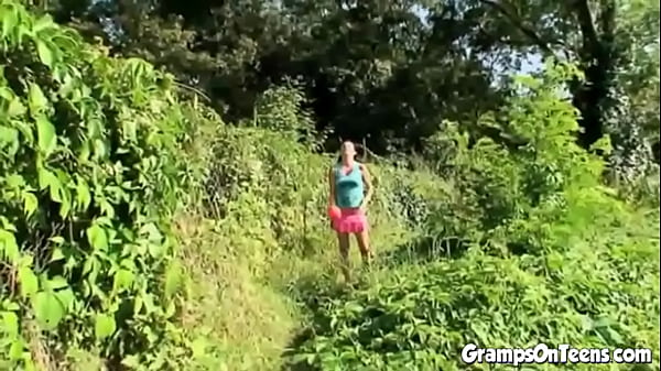 Coed Slammed Outdoors As Traffic Passes By