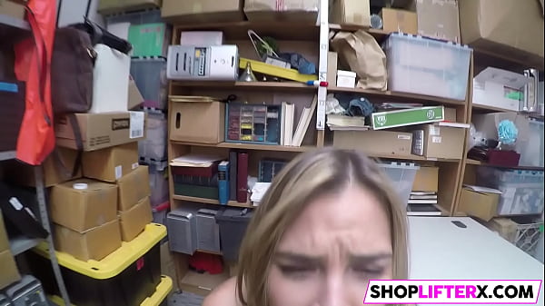 Backroom Sex Or Jail For Innnocent Cutie Shoplifter