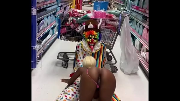 Clown Gets Boner Gobbled In Party City